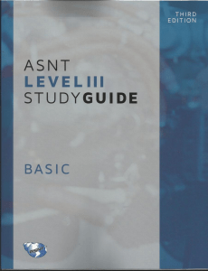 Level III study guide basic cheked vs page web