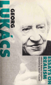 Georg Lukács - Essays on Realism (1981)