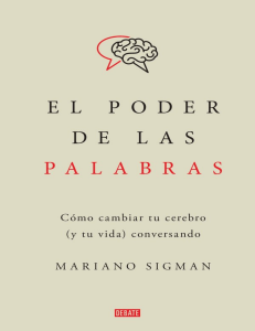 El poder de las palabras - Mariano Sigman
