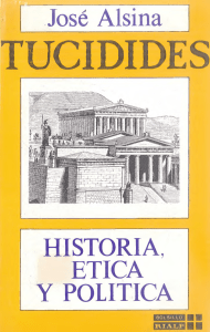 Alsina - Tucidides. Historia, Etica y Politica