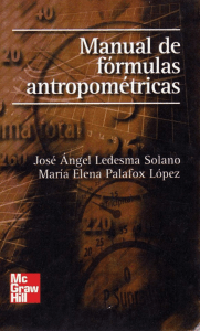 Manual de Formulas Antropometricas - José Angel Ledesma Solano