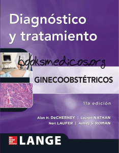 Diagnostico y tratamiento ginecoobstetria