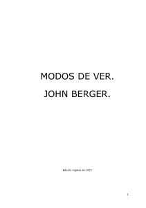 Berger John - Modos De Ver