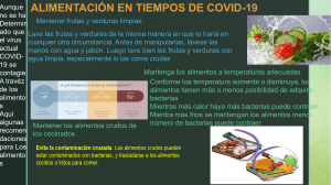 ALIMENTACIÓN EN TIEMPOS DE COVID-19