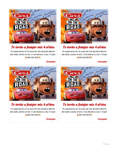 Cars   Rayo McQueen - Tarjetas de cumpleaños de Cars   Rayo McQueen