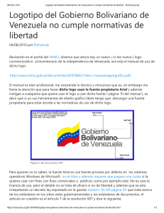 Logotipo del Gobierno Bolivariano de Venezuela no cumple normativas de libertad – Richzendy.org