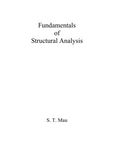 Fundamentals of Structural Analysis - S T Mau