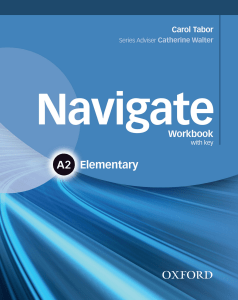 Tabor C  - Oxford Navigate A2 Elementary Workbook with Key - 2015