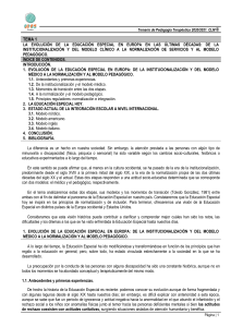 Pedagogia Terapeutica oposiciones maestros Castilla-La Mancha Tema 1