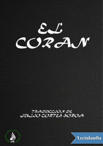 El Sagrado Coran - Julio Cortes Soroa