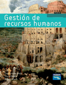 Gestion de Recursos HumanosLuis Go mez M