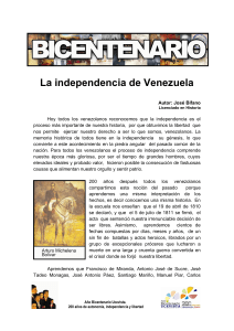 Bicentenario, independencia Venezolana