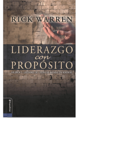 Warren Rick Liderazgo Con Proposito