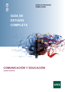 Educacion Social Asignatura Comunicacion y Educacion