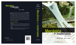 Libro Mecánica de materiales 7ma edición - James M. Gere y Barry J. Goodno