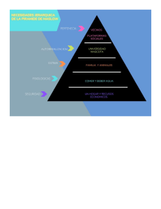 ejemplo de la piramide de maslow