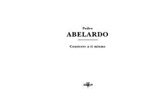 Pedro Abelardo: Ética y el 'Conócete a ti mismo'