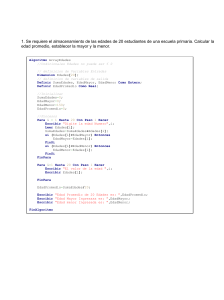 Ejercicios de Algoritmos de Arreglos para Principiantes