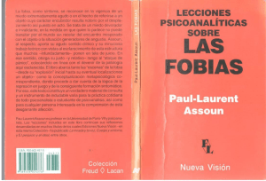 LECCIONES PSICOANALÌTICAS SOBRE LAS FOBIAS - Paul-Laurent Assoun - (2000)