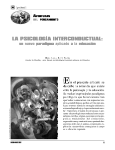 Reyes, M. - La psicología interconductual, un nuevo paradigma aplicado a la educación