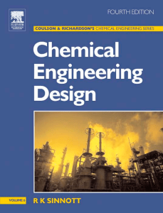 Chemical Engineering Design, Fourth Edition  Chemical Engineering Volume 6  ( PDFDrive )