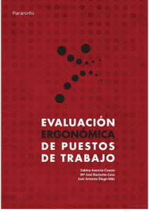 Evaluacion Ergonomica de puestos de trabajo Libro