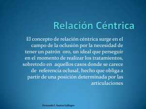 Relacion centrica
