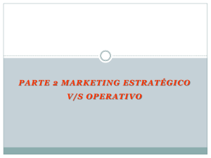 Marketing Estratégico - Operativo  2023