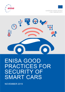 Good practices for security of Smart Cars