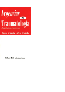 Urgencias en Traumatología Diagnóstico y Tratamiento - Scaletta, Schaider