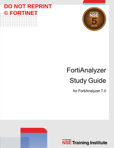 FortiAnalyzer 7.0 Study Guide-Online-1-87 compressed