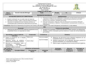 PLAN DE AREA PRIMER PERIODO. 9°