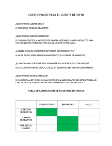 TAREA 1 REALIZAR 3 FORMATOS DE CUESTIONARIOS