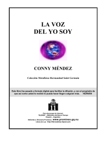 6. La Voz del Yo Soy autor Conny Méndez
