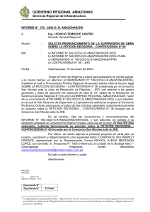 INFORME N° 369-372-2023 SOLICITA NOTIFICAR A LA SUPERVISIÓN ABSOLVER CONTROVERSIA - JRD-MRIA AUXILIADORA