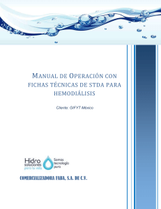 Perfil para Sistema de Tratamiento de Agua en Hemodialisis GIFYT