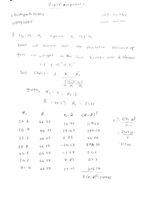 statistics assignment 2