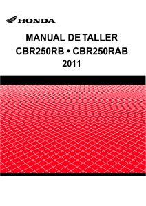 CBR 250R 2011 MANUAL DE TALLER ESP