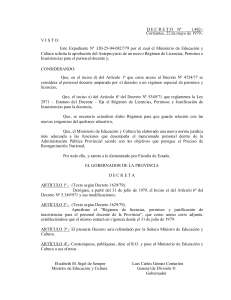 Decreto1482-1979 REG LICENCIAS DOCENTE