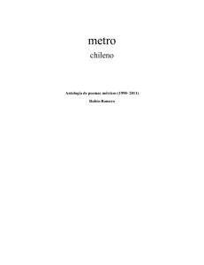Metro chileno. Antología de poemas métricos (1998-2011)