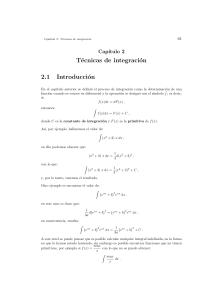 Capitulo 2 - Tecnicas de integración (Fernando Arenas Daza) (Calculo)