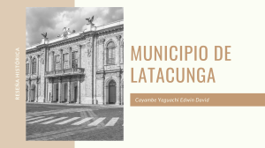 Municipio de latacunga - Reseña histórica