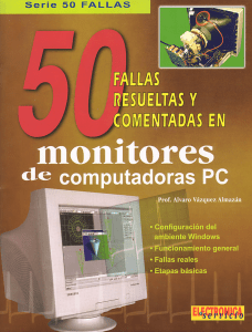 50 fallas comunes de monitores de pc