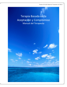 Manual TBAC: Terapia de Aceptación y Compromiso para Terapeutas