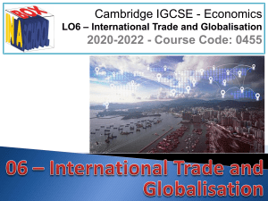 Section 6---International-Trade-and-Globalisation