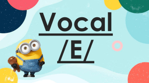 Vocal E