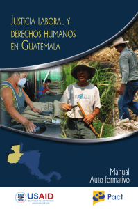 Manual Justicia Laboral y Derechos Humanos en Guatemala
