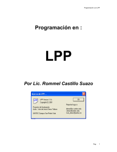 manual-lpp Programacion