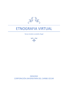 Etnografia Virtual.