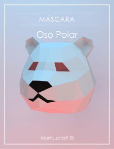 Máscara Oso Polar - Momuscraft